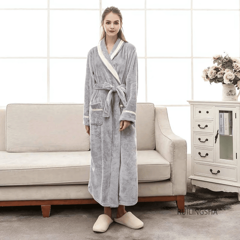 Robe de chambre hiver femme chaude pour comparer les matières isolantes
