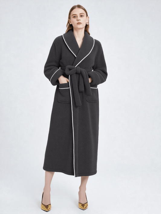 Robe de chambre chaude femme grande taille - Ma robe de chambre
