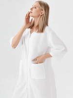 Robe de chambre courte zippée femme - Vignette | Ma robe de chambre