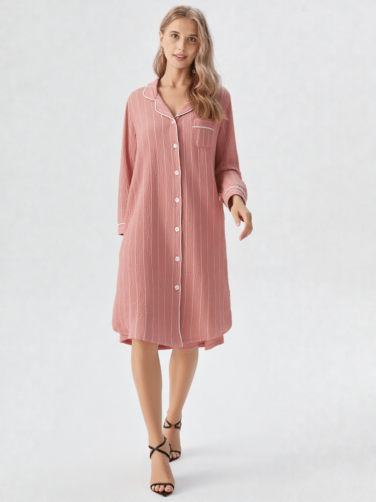 robe de chambre femme a bouton