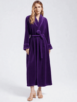 Robe de chambre femme en pilou - Vignette | Ma robe de chambre