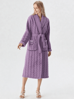 Robe de chambre femme hiver luxe - Vignette | Ma robe de chambre