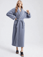 Robe de chambre femme polaire longue grande taille - Vignette | Ma robe de chambre