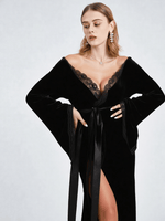 Robe de chambre femme velours luxe - Vignette | Ma robe de chambre