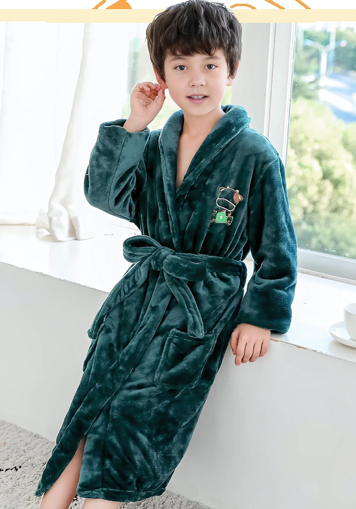 Robe de chambre garçon 8 ans | Chaleur et douceur à la maison