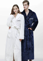 Vue de dos ou tombé, robe de chambre homme personnalisable