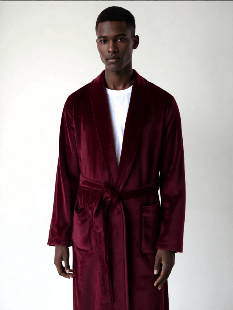 Capuche Robes De Chambre Hommes Robe De Chambre Homme Polaire Avec