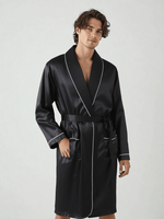 Robe de chambre homme satin soie - Vignette | Ma robe de chambre