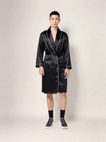 Robe de chambre homme satin soie - Vignette | Ma robe de chambre