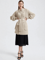 Robe de chambre laine et cachemire - Vignette | Ma robe de chambre