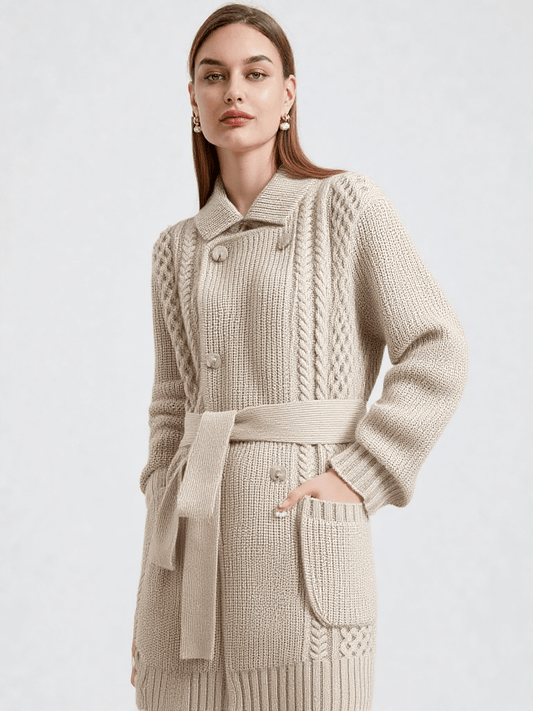 Robe de chambre laine et cachemire - Ma robe de chambre