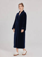 Robe de chambre longue chaude pour femme zippée - Vignette | Ma robe de chambre