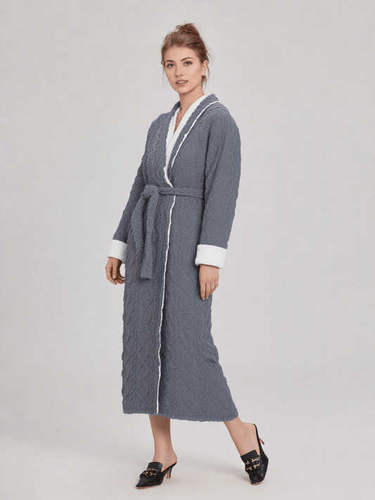 Robe de chambre longue polaire femme - Ma robe de chambre