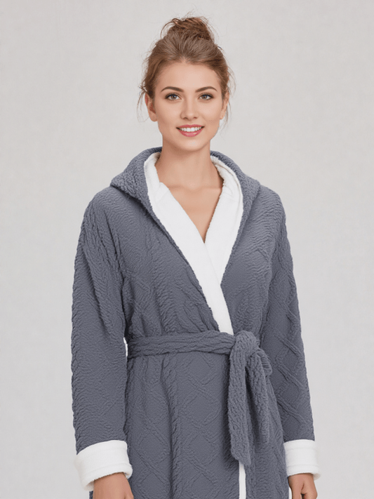 Robe de chambre longue polaire femme - Ma robe de chambre