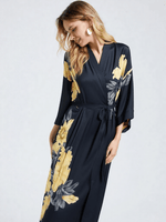 Robe de chambre longue satin femme - Vignette | Ma robe de chambre