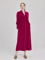 Robe de chambre longue zippée femme - Vignette | Ma robe de chambre