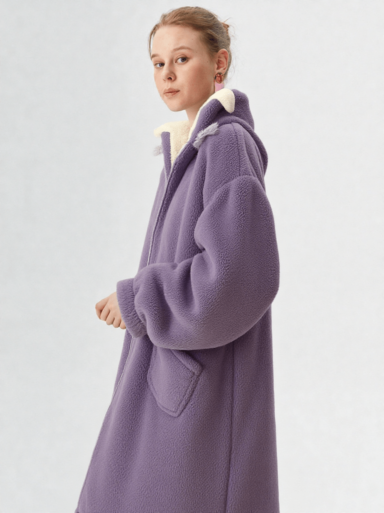 Robe de chambre polaire ado Douceur réconfortante maison