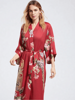 Robe de chambre satin rouge - Vignette | Ma robe de chambre