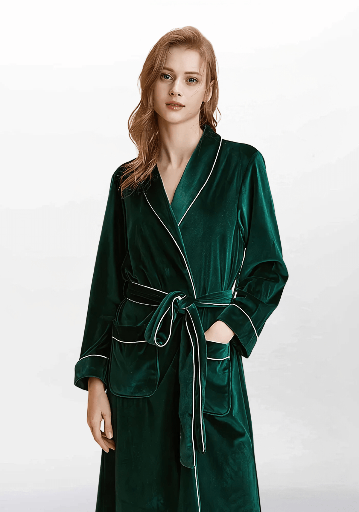 Peignoir Homme Chaud Et Élégant Revise RE-400 - Coton Doux Fabriqué En Pologne