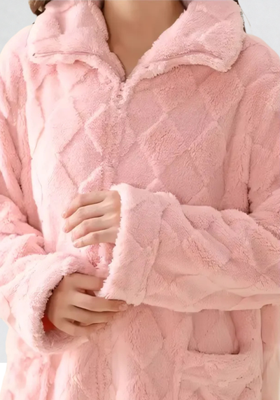 Robe de chambre avec zipper