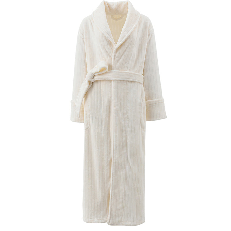 Robe de chambre écru femme