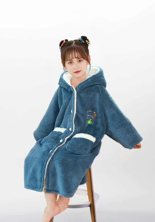 Robe de chambre polaire enfant