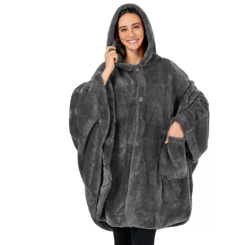 Peignoir poncho homme