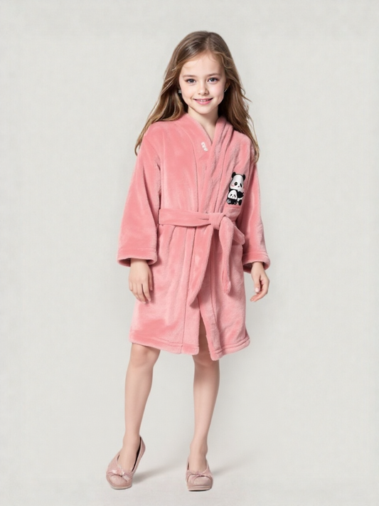Robe de chambre fille polaire