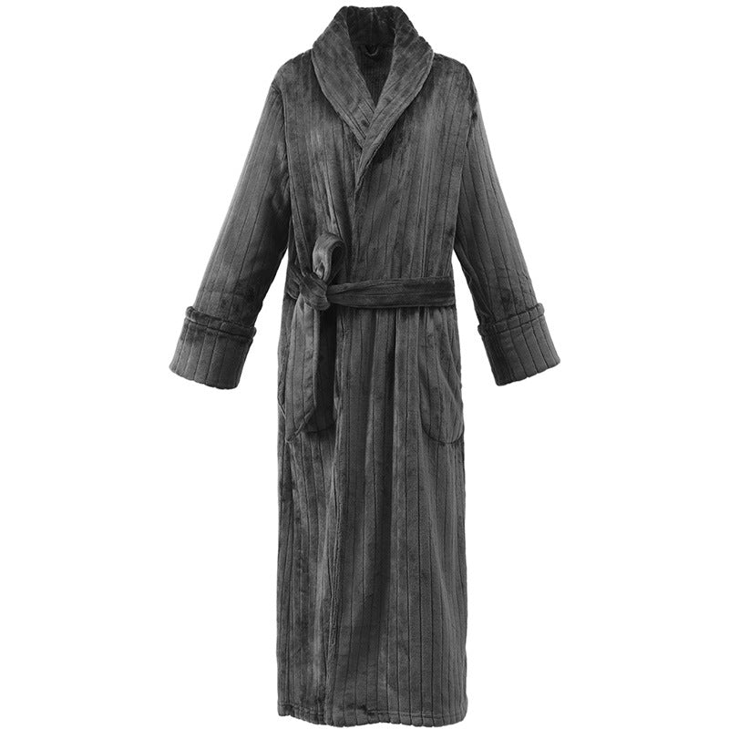 Robe de chambre microfibre homme