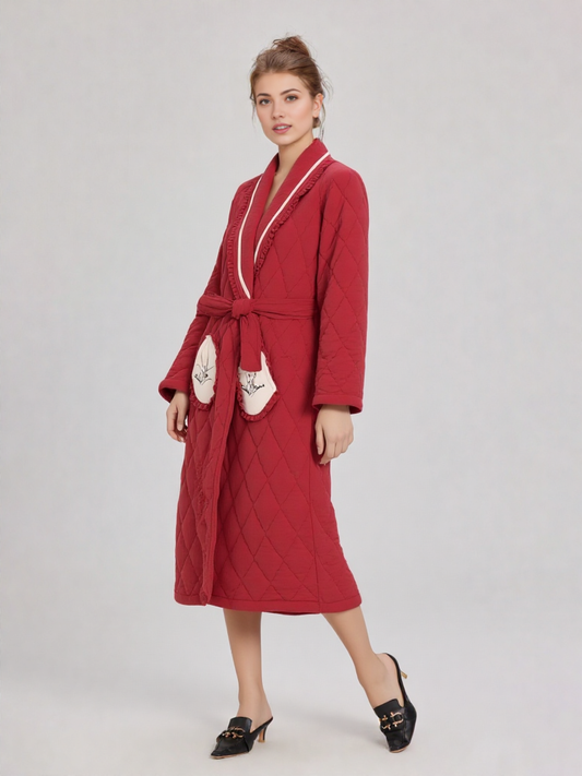 Belle robe de chambre chaude femme