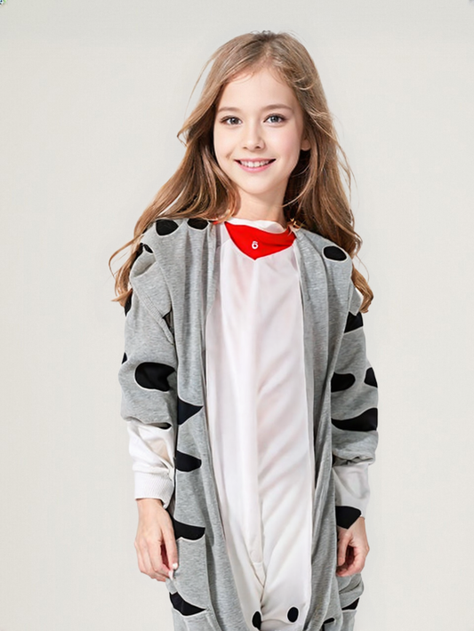 Robe de chambre chat fille