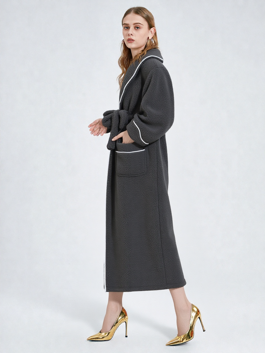 Robe de chambre chaude femme grande taille