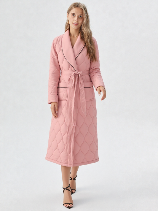 Robe de chambre femme matelassée