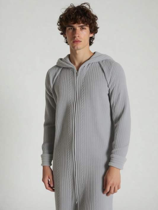 Robe de chambre homme avec capuche