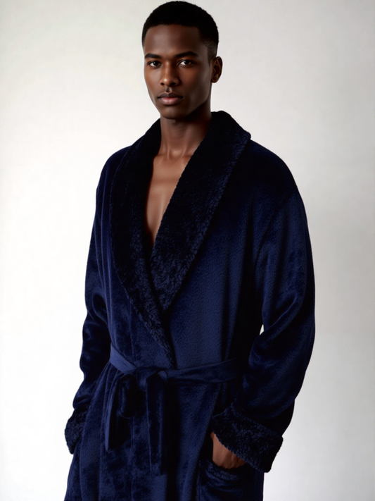 Robe de chambre homme longue