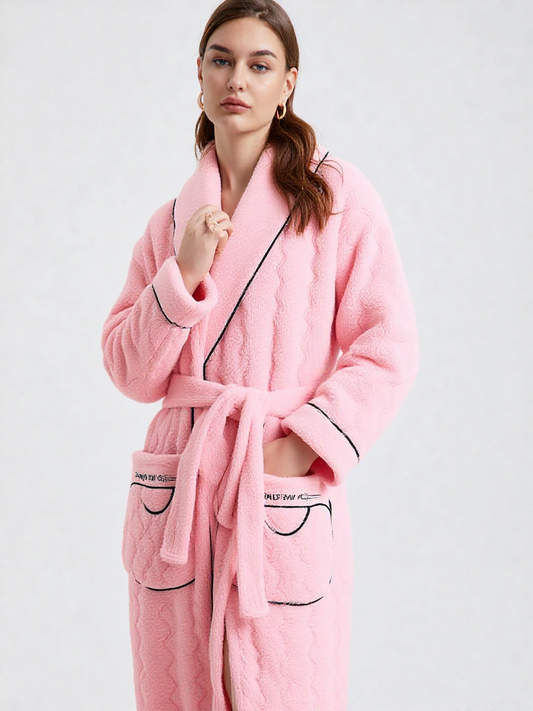 Robe de chambre matelassée polyester