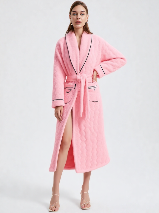 Robe de chambre matelassée polyester