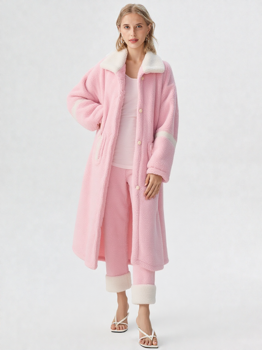 Robe de chambre polaire femme fantaisie
