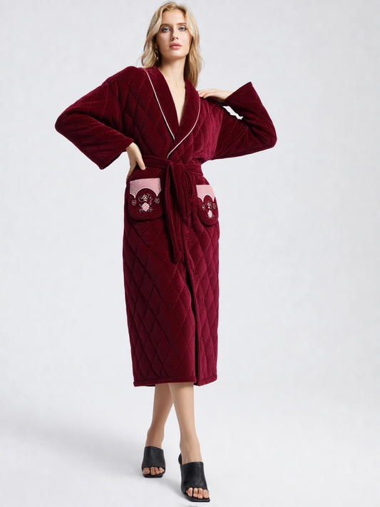 Robe de chambre très chaude pour femme