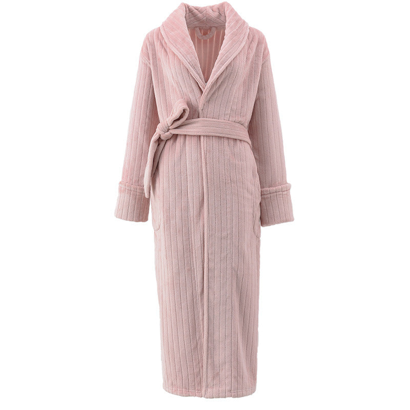 Robe de chambre velours côtelé femme