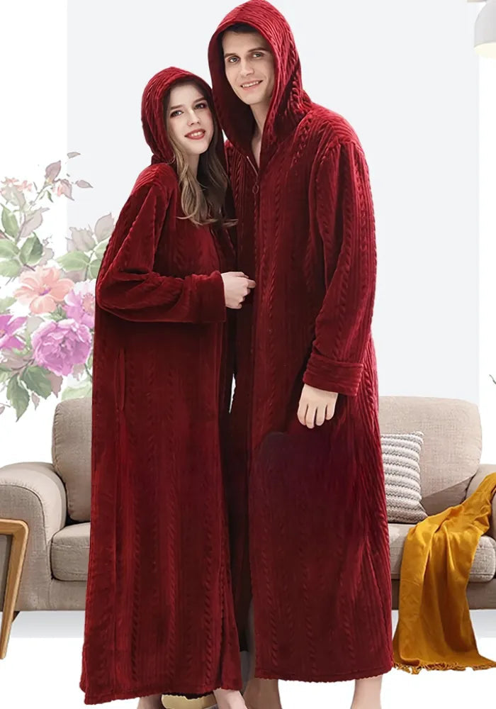 Longue robe de chambre femme