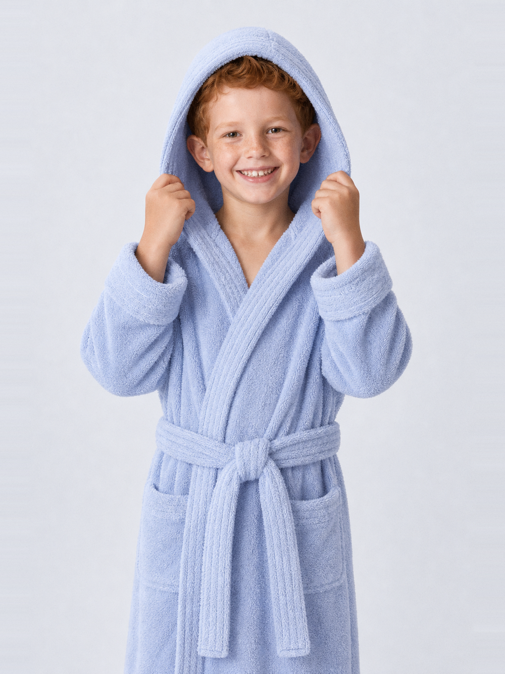 Peignoir éponge fille 10 ans – capuche