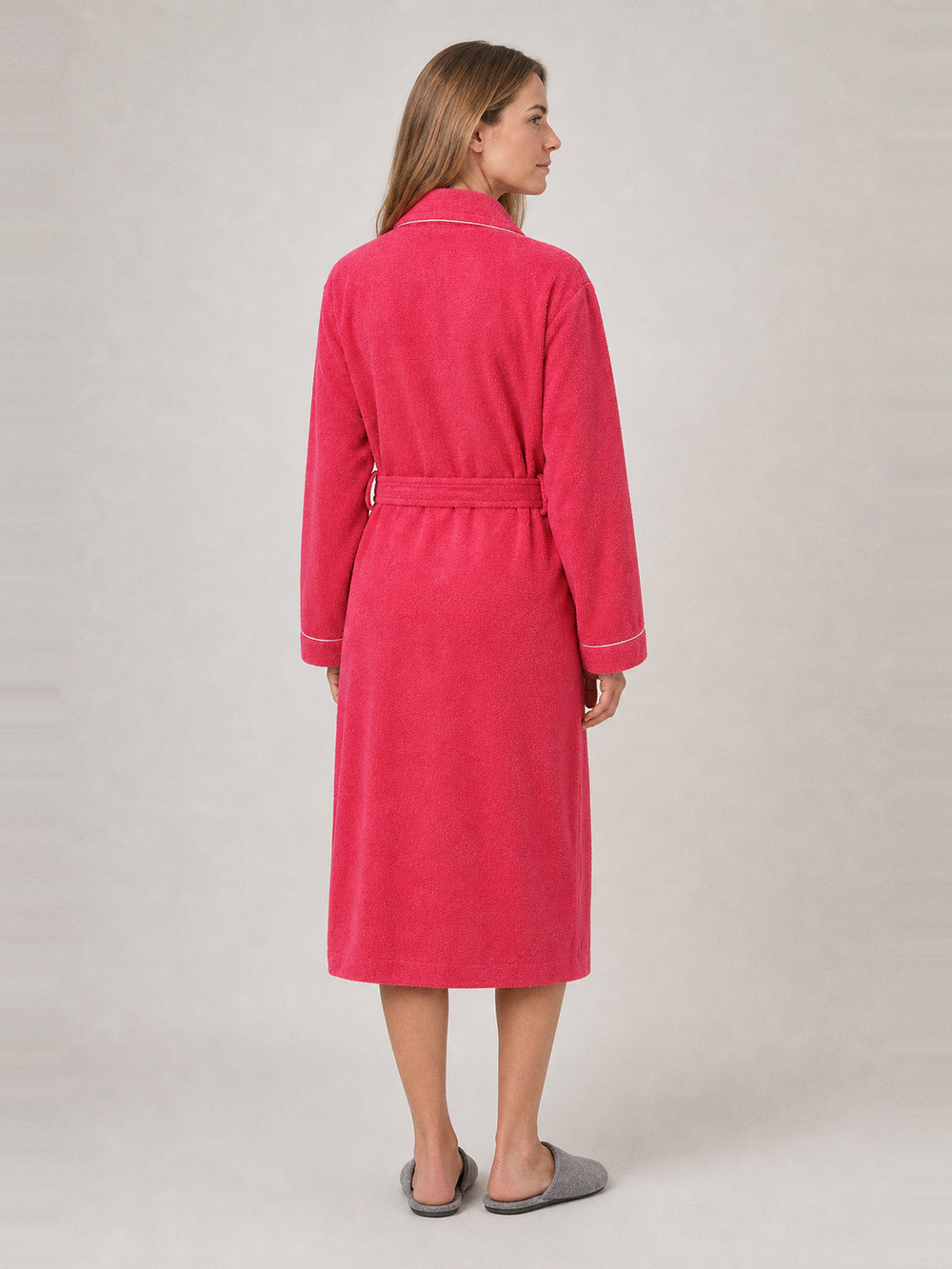 Peignoir femme éponge épaisse – vue de dos