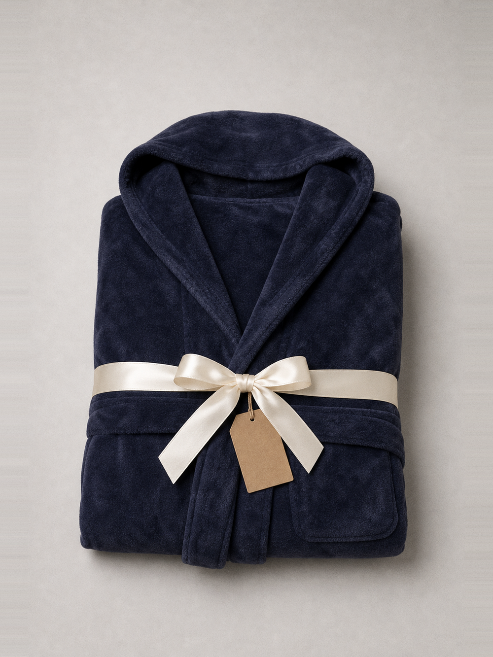 Peignoir homme polaire capuche – idée cadeau