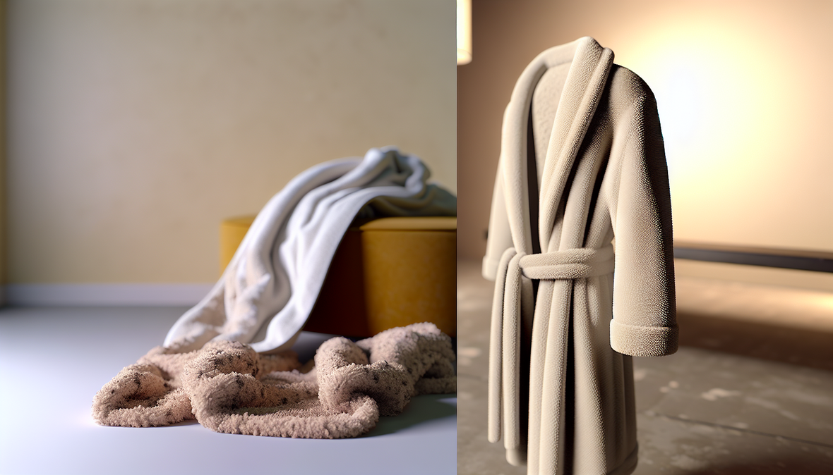 peignoir doux vs abîmé
