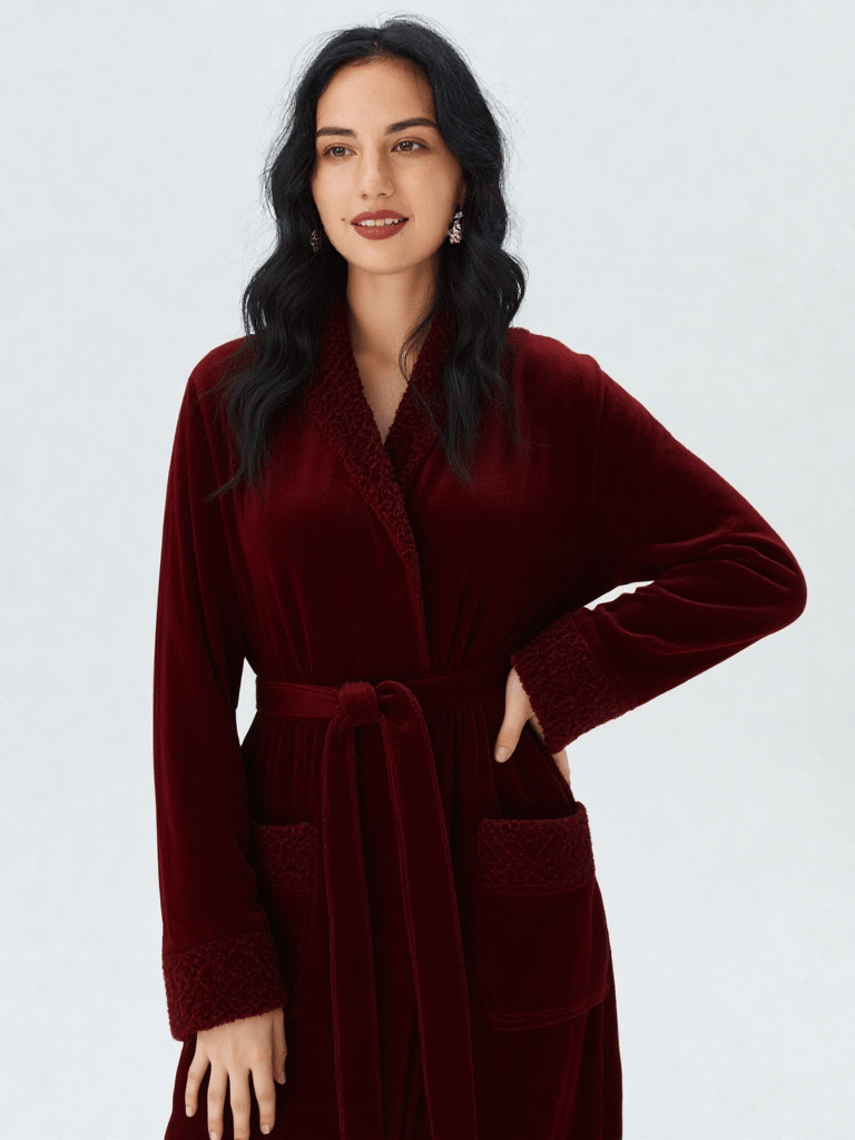 robe de chambre flanelle femme