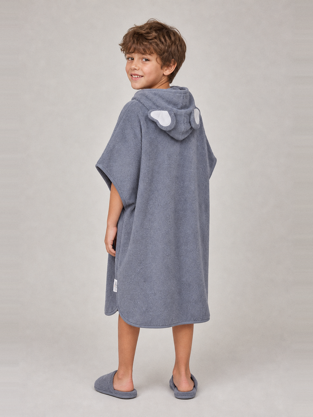 Poncho robe de chambre – vue de dos