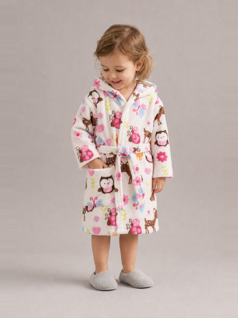 Robe de chambre 2 ans – portée de face