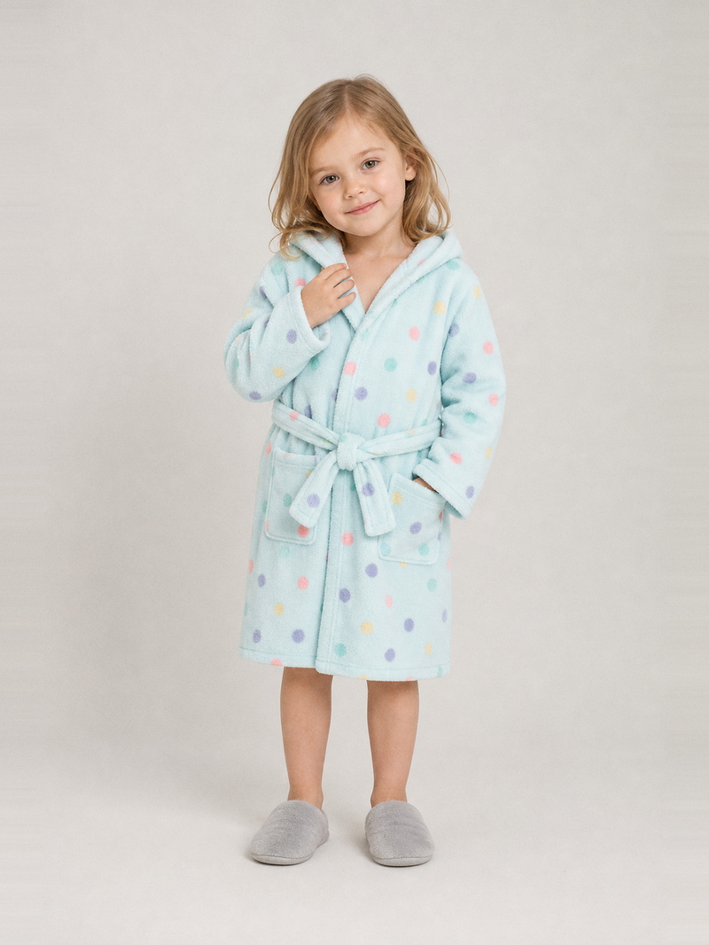 Robe de chambre 3 ans – portée de face