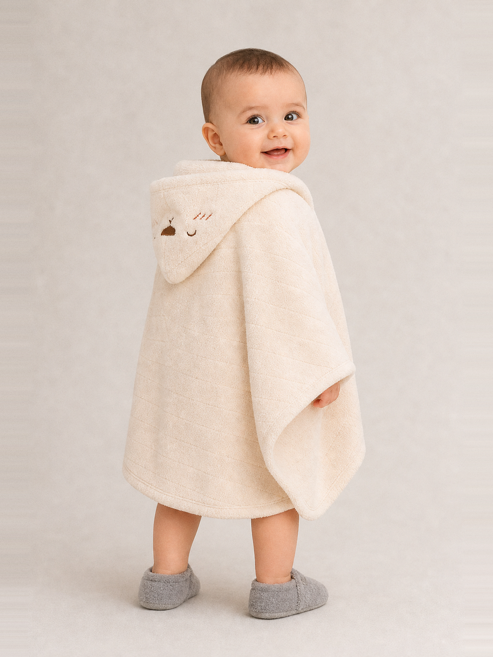 Robe de chambre bébé 6 mois – vue de dos